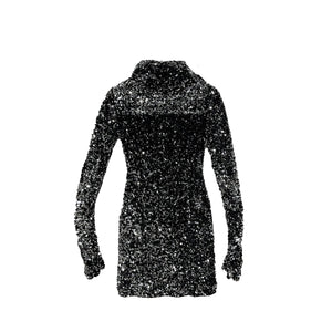 RICHARD QUINN - Silver Hooded Dress - SS23 - Silver